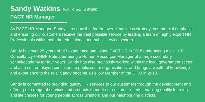 Sandy Watkins, PACT HR Manager